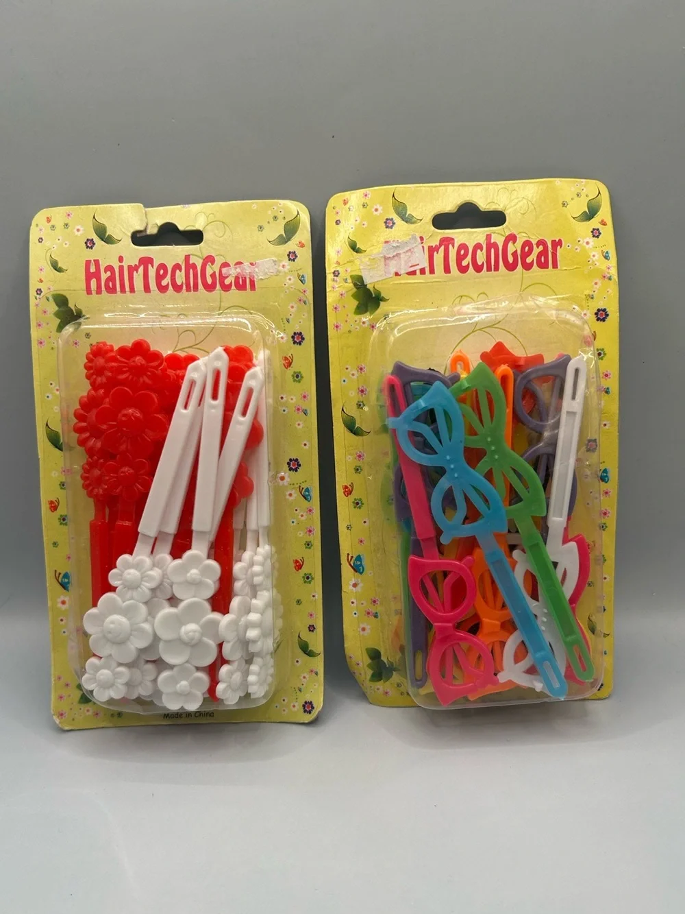 New Retro Hair Accessories Red & White Flower Barrettes Multi Color Sunglasses